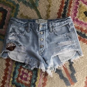 Abercrombie & Fitch High Rise Shorts